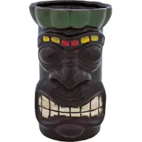 Ich-zapfe Tasse Tiki - El Guapo - 720 Ml - Céramique - Vintage - Noir Et Marron
