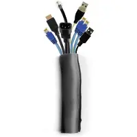 Multibrackets M Universal Cable Sock Self Wrapping - Guide pour câbles - noir