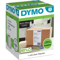 Dymo LabelWriter Très Grandes Étiquettes 104 x 159 mm 220 Pièces