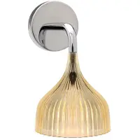 Kartell E Applique Transparent Light Yellow
