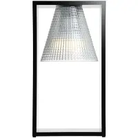 Kartell Lampe de Table , Light-Air, Noir, Salon / séjour, Plastique, Design