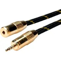 Roline Gold Câble Prolongateur 3,5mm Audio M / F 10,0m