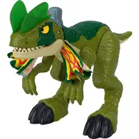 Fisher-Price Imaginext Jurassic World - Dinosaure interactif Dilophosaurus 66 cm lumières et sons