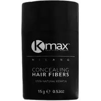 Kmax Milano Fibres capillaires dissimulatrices Poudre de kératine pour cheveux Effet épaississant Fibres