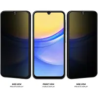 EIGER Privacy Sichtschutz-Glas Standard Fit Mountain Glass Black (1 pcs, Samsung Galaxy A16 5G), Téléphone portable : film de protection, Noir