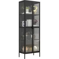 VCM Acier Verre Vitrine Vitrine De Collection Vitrine De Verre Vitrine 180x60x35 Floka Xxl Acier Verre Vitrine Vitrine De Collection Vitrine De Verre Vitrine 180x60x35 Floka Xxl