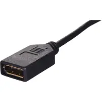 Lanberg AD-0003-BK DisplayPort cable 0.12 m Mini DisplayPort Black