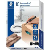 Staedtler Marqueur permanent Lumocolor 350 , 10 p., rouge