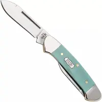 Case Knives Case Baby Butterbean, Smooth Seafoam Green G-10 18107, 102132 SS couteau de poche
