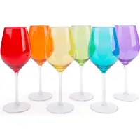 Excelsa set de 6 verres Color Verre à vin 50 cl coloré