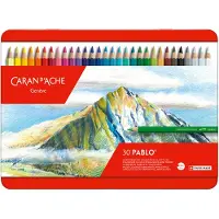 Caran d'Ache Crayons de couleur Pablo Lot de 30