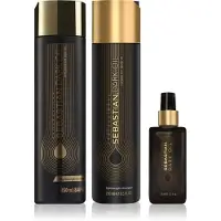 Sebastian Dark Oil Set conditionnement avantageux pour une hydratation et une brillance