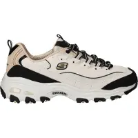 SKECHERS Baskets basses 'D Lites-Retro Rewind' beige / noir