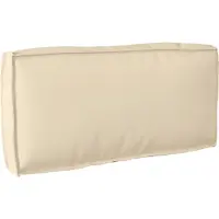 vidaXL Coussin pour Dossier Beige 80x40x12 cm - Tissu Oxford