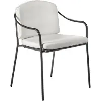 Serax Patio Chaise d'Extérieur avec Accoudoirs