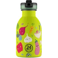 24Bottles Urban Bottle-veggie Friends-250 Ml Water Bottle Jaune