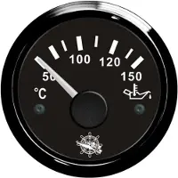 Osculati Indicateur de température d'huile 50/150° noir/noir , 1 pièce