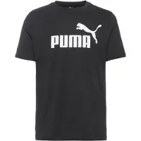 Puma T-Shirt fonctionnel 'Essential No. 1' noir / blanc