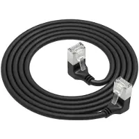 ACT DA5903, 3 m, Cat6a, U/FTP (STP), RJ-45, RJ-45, Noir