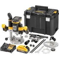 DeWalt DCW620H2-QW - Akku-Oberfräse 18V, 5,0Ah Akku