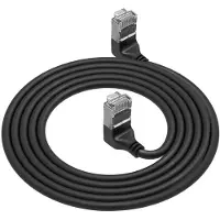 ACT DA6952, 0.25 m, Cat6a, U/FTP (STP), RJ-45, RJ-45, Noir