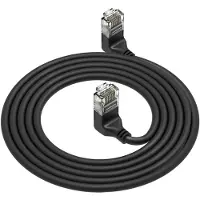 ACT DD6902, 2 m, Cat6a, U/UTP (UTP), RJ-45, RJ-45, Noir