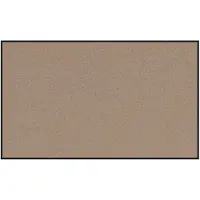 vidaXL Tapis d'entrée Beige et Noir 90 x 150 cm