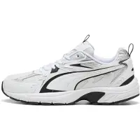 Puma Baskets basses 'Milenio' noir / argent / blanc