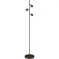 Masterlight Lampe de pied à 3 lumières Talana Cacao brun
