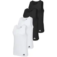 Adidas T-Shirt noir / blanc