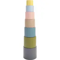 Dantoy Jouet empilable 6 Gobelets gigognes Bio