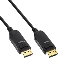 InLine Câble DisplayPort 2.1 AOC, UHBR, noir, 10m