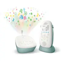 Philips Avent SCD731/26 Écoute-bébé DECT Projection de ciel étoilé (Vert, Blanc)