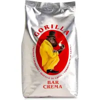 Gorilla Bar Crema 1kg Coffee Beans Italian Argenté
