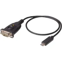 Aten UC232C Convertisseur USB-C vers série RS232 9 broches Sub D Câble adaptateur, 0,3m