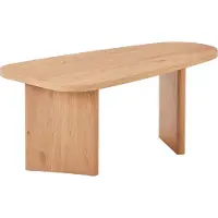 House Nordic Melo table basse 50x100x41 cm naturel.