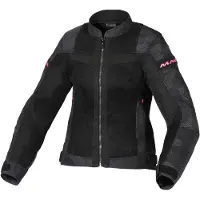 Macna Veste textile de moto Macna Velotura Camo pour femme, noir/camouflage, taille M