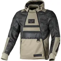 Sonstiges Veste textile pour moto Macna Rebelite, sable/noir, L