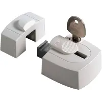 Axa 3015 Raam veiligheidsoplegslot gelijkliggend wit - 3015-00-98/G