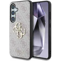 GUESS Pu 4g Metal Logo Samsung Galaxy S25 Phone Case Rose
