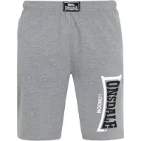 Lonsdale Pantalon 'Jam' gris chiné / noir / blanc