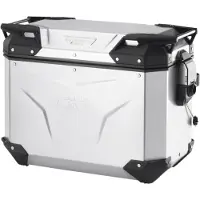 Givi Trekker Outback Evo Smart Cam-side 44l Anodized Side Case Argenté