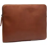 The Chesterfield Brand Pochette ordinateur 14 pouces Clinton - Cuir véritable - Cognac