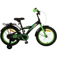 Volare Vélo enfant Thombike - Garçons - 16 pouces - Noir Vert