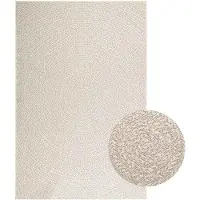 vidaXL Tapis ZIZUR Crème 140x200 cm Aspect jute Intérieur et extérieur