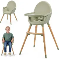 Kinderkraft Chaise de salle à manger FINI2 Vert