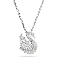 Swarovski Pendentif Swan, Tailles Variées, Cygne, Blanc