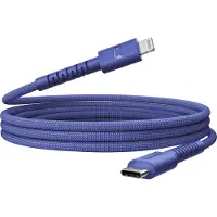 Fresh 'n rebel Flexwave Silicone Braided Câble Usb-c Vers Lightning 2 M True Blue