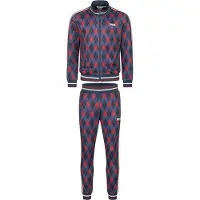 Lonsdale Survêtement 'Redford' bleu marine / rouge / blanc