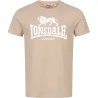 Lonsdale T-Shirt 'St. Erney' sable / blanc